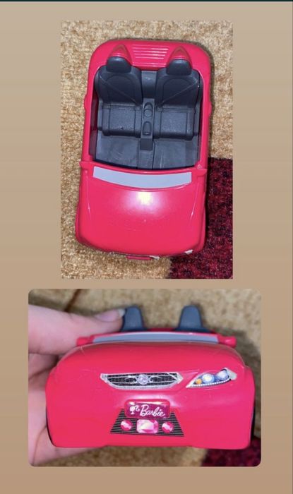 Машина барбі, мотоцикл, коляска