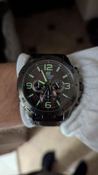 Часы Casio edifice efr 538 chronograph, годинник касіо хронограф