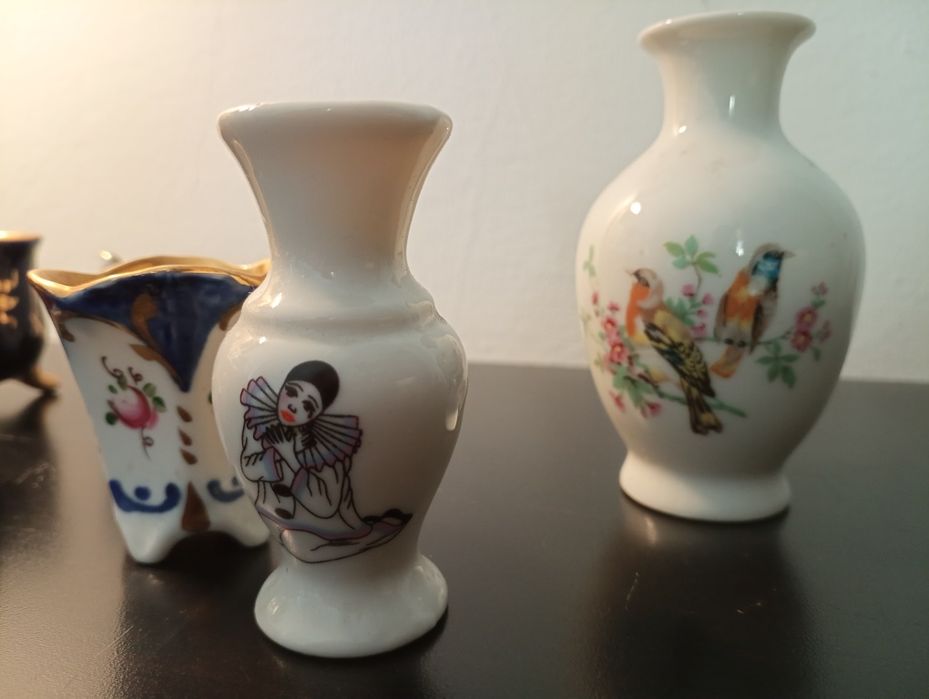 7 miniaturas porcelana	antigas mas em excelente estado