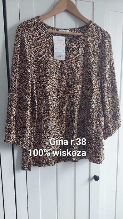 Nowa Bluzka r.38 , wzorzysta , 100% wiskoza