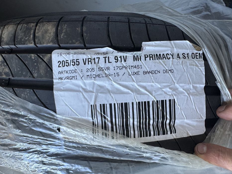 2 pneus 205/55 R17 MICHELIN PRIMACY 4 S1