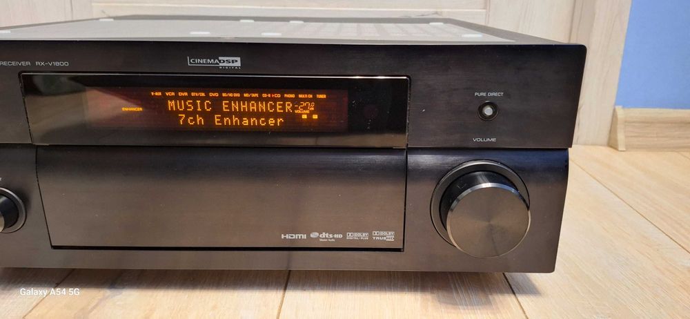 Amplituner YAMAHA RX-V1800 Czarna Idealny Stan !+ Pilot! Okazja ! 100 % Sprawna !