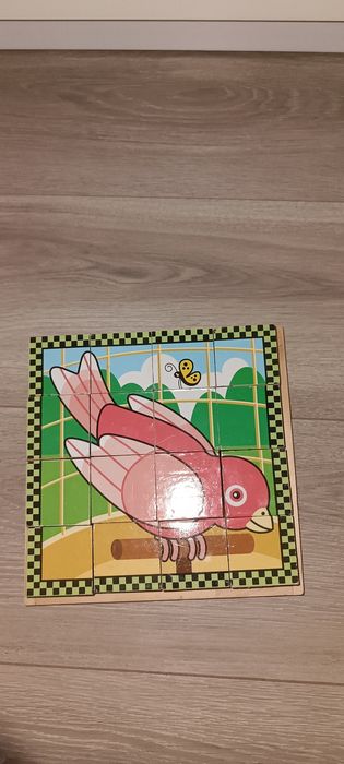 Puzzle drewniane 6w1
