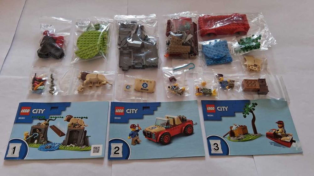 LEGO City 60301 Wildlife Rescue Off-Roader em peças novas