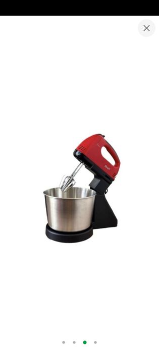 Ручний міксер Domotec R-6637W з металевою чашею 7 режимів 2 л 250 Вт