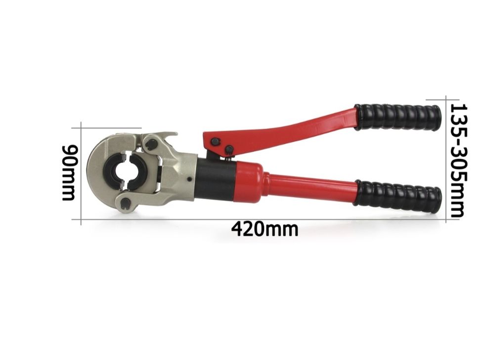 Zaciskarka hydrauliczna 12T do rur U, TH, V