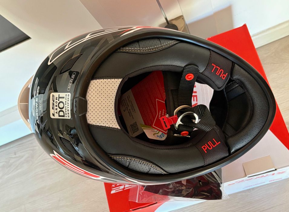 Capacete NOVO LS2 Arrow R Mc Phee Carbon/Kevlar (44% DESCONTO) Em S eM