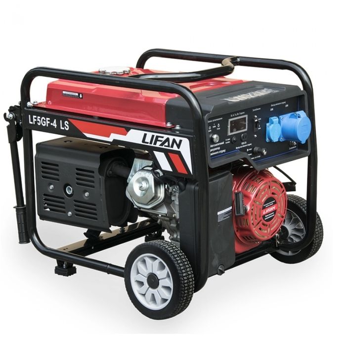 Генератор LIFAN 5 кВт. LF5GF-4LS (ГАЗ-БЕНЗИН) с электростартером