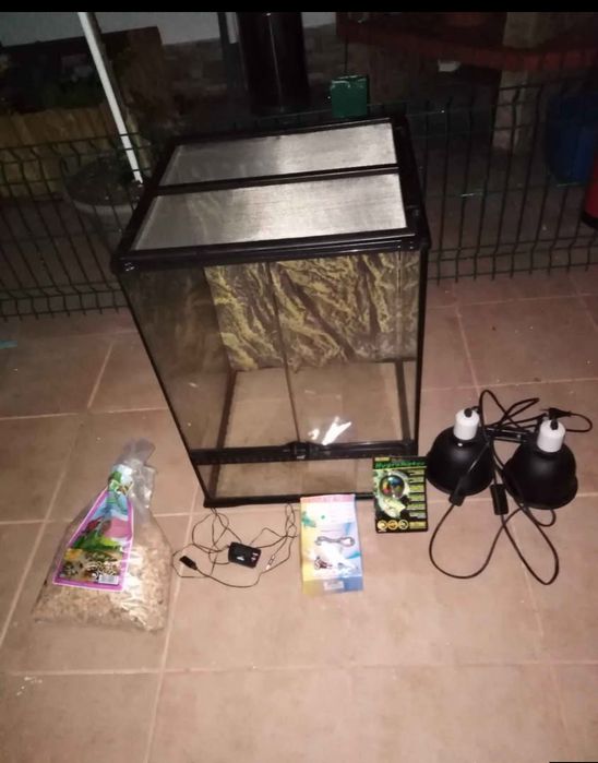 Terrareo Exoterra + Acessórios