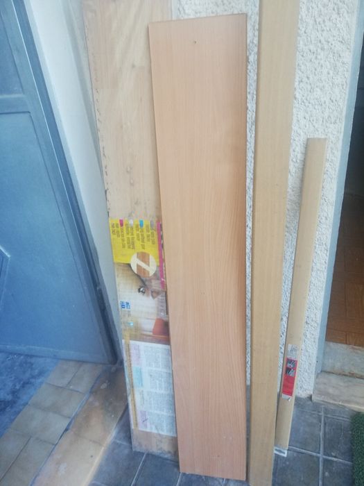 Parquet flutuante 3,70 m +rodapé + acessórios.