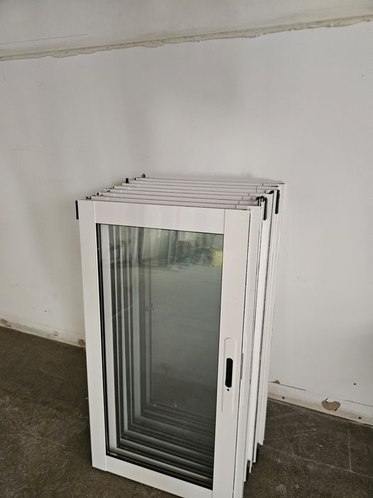 Janelas de aluminio branco 80x80 - correr