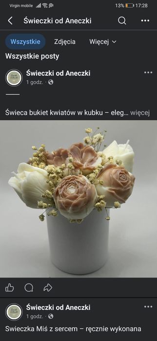 Ręcznie robione świeczki