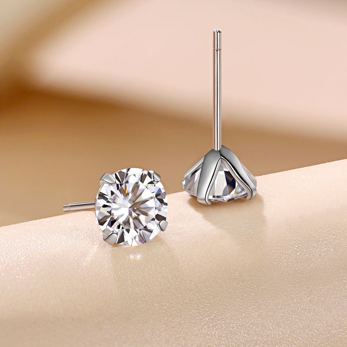 Серьги бриллианты