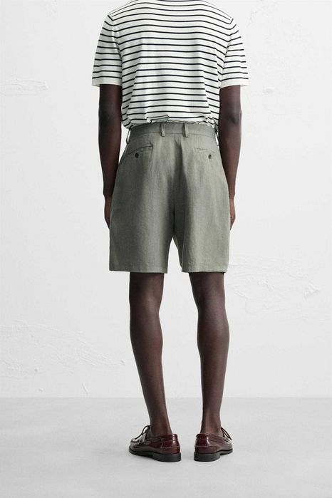 Шорти 100% льон ZARA (р 44, L)