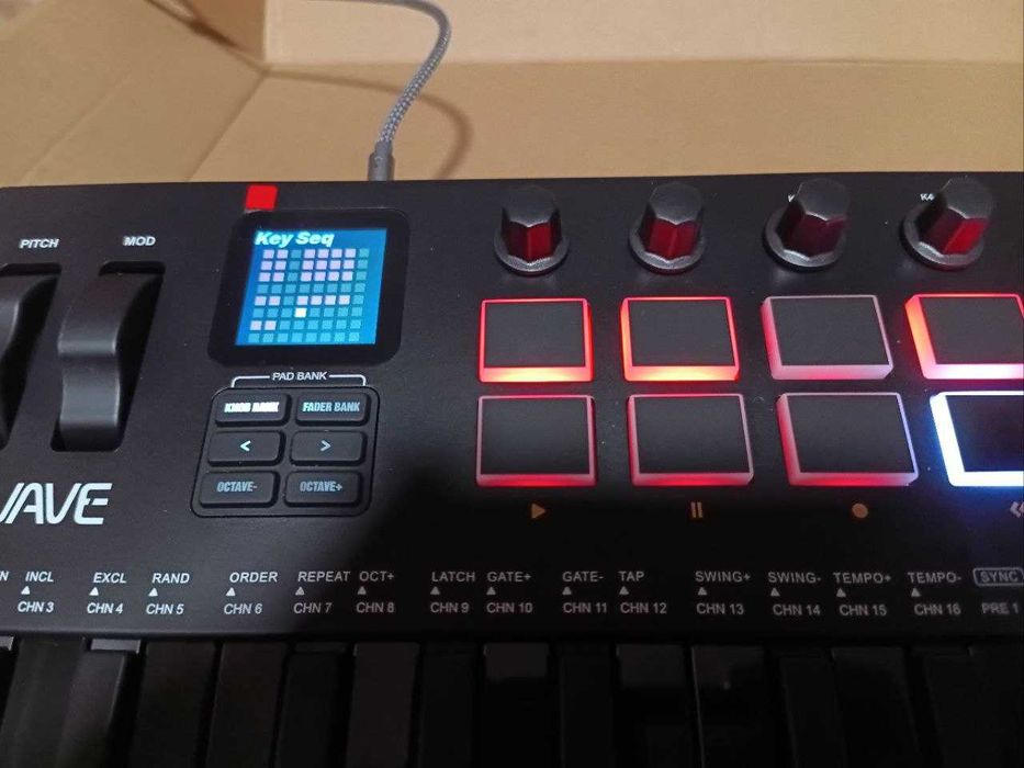M-VAVE SMK-37 PRO Midi клавиатура, синтезатор, секвенсор