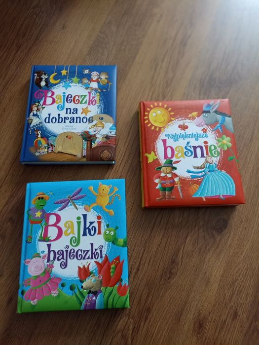 Zestaw książek bajki baśnie dla dzieci