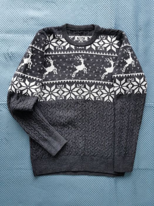 Вовняний теплий светр з шерсті снуд reserved