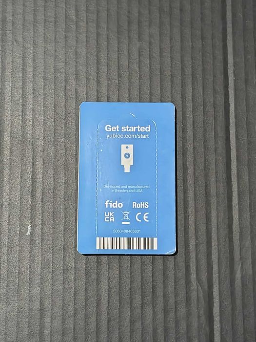 Klucz bezpieczeństwa Yubico Security Key C NFC Black