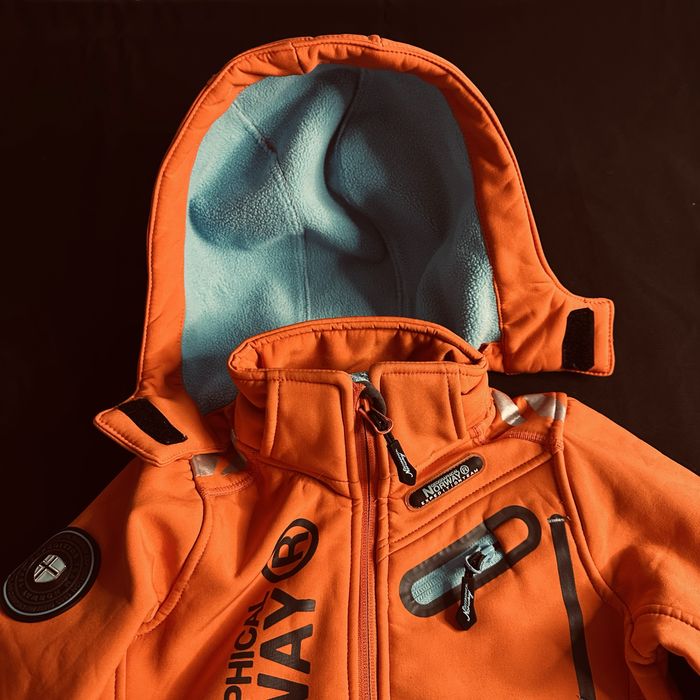 Casaco Norway Geographical Criança 8 Anos | Softshell Laranja