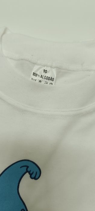 T-shirt Gil tamanho 10 em algodão , usada.