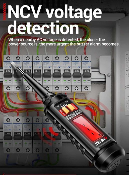 ANENG B16 детектор напряжения 12-300В, NCV, ваш помощник электрика
