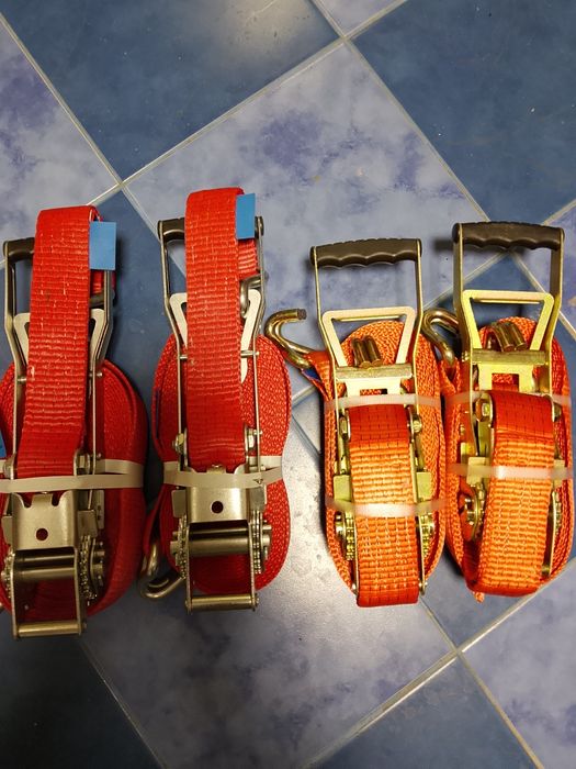 Стяжні ремені нові 10м. 9м 8м. З довгою трещіткою