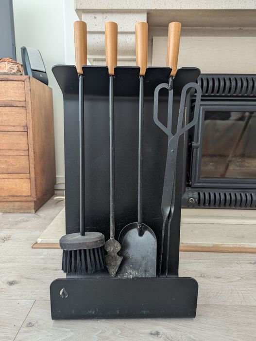 Conjunto de ferramentas para lareira