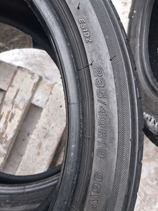 2x używane opony letnie 235/40 R19 Bridgestone Gwarancja Montaż