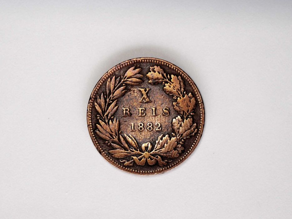 X Reis Coin 1882 D. Luis I