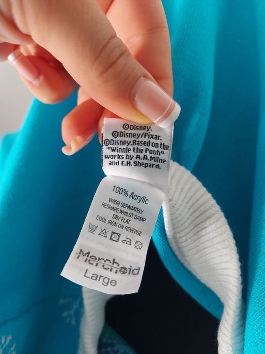 Sweter Disney Ariel Mała Syrenka L uniseks licencjonowany kolekcjoners