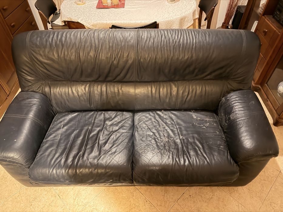 Sofa em Pele de 2 lugares