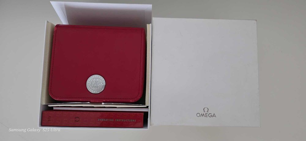Złoty zegarek omega