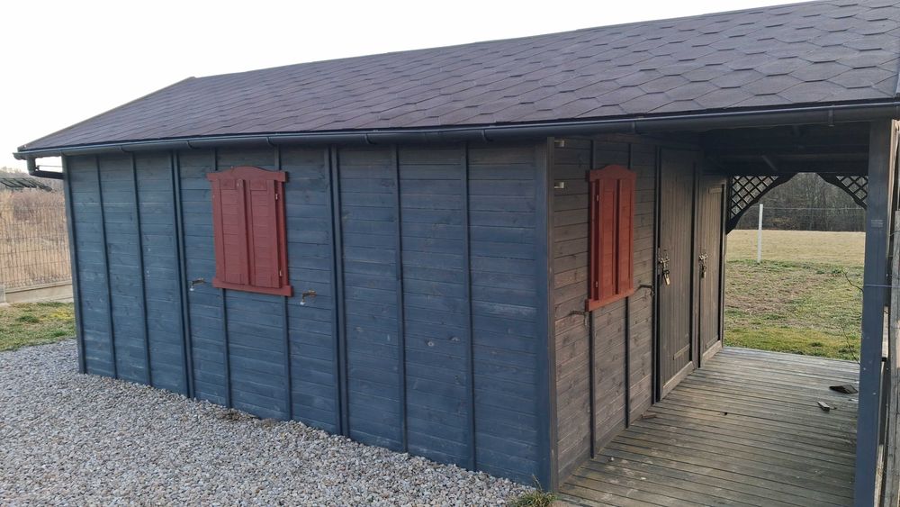 Domek drewniany letniskowy 6x4