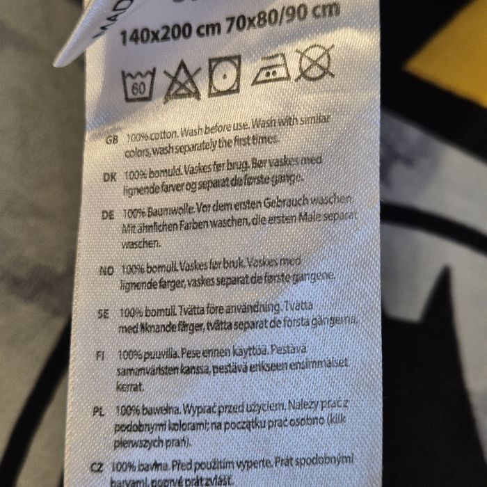 Pościel Batman 140 z 200 + 70 x 80 pojedyncza