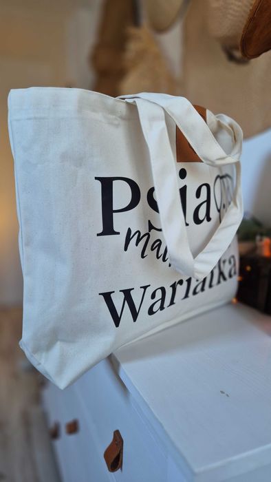 Torba psia matka wariatka prezent dla każdej psiary PSIEBAMBETLE