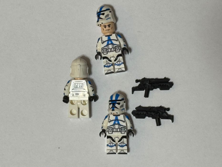 Star Wars klony z legionu 501 kompatybilne z LEGO