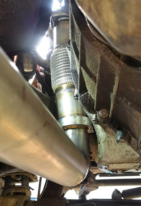 Downpipe 3 inch Land Rover discovery 2 td5