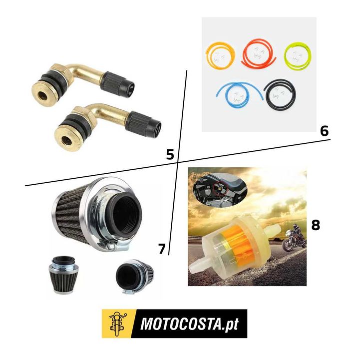 Filtros e Sistemas Combustível - Ar, Óleo e Válvulas - MOTOCOSTA