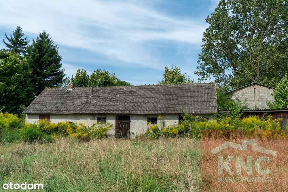 Działka rolno-budowlana 1507 m² z zabudowaniami