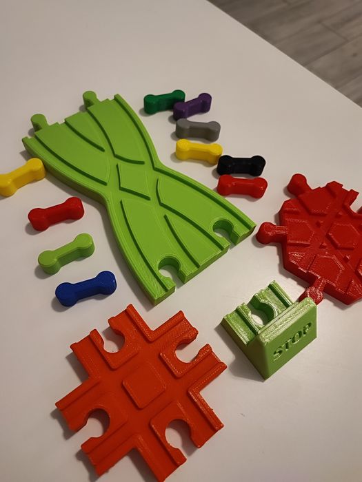 Zestaw elementów do toru drewnianego IKEA Playtive Brio