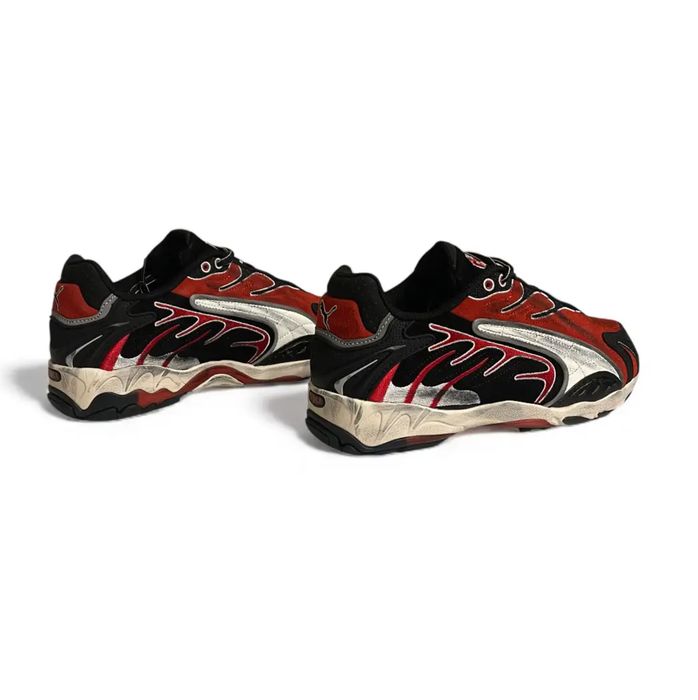 НОВИНКА‼️41-45 Puma x ASAP Rocky Inhale Distressed Black Pop Red