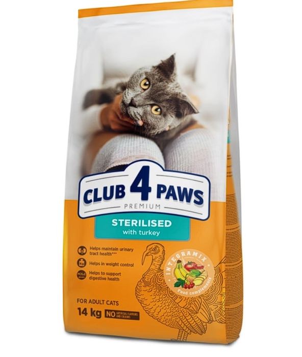Клуб 4 Лапи Стерилізовані коти 14 кг