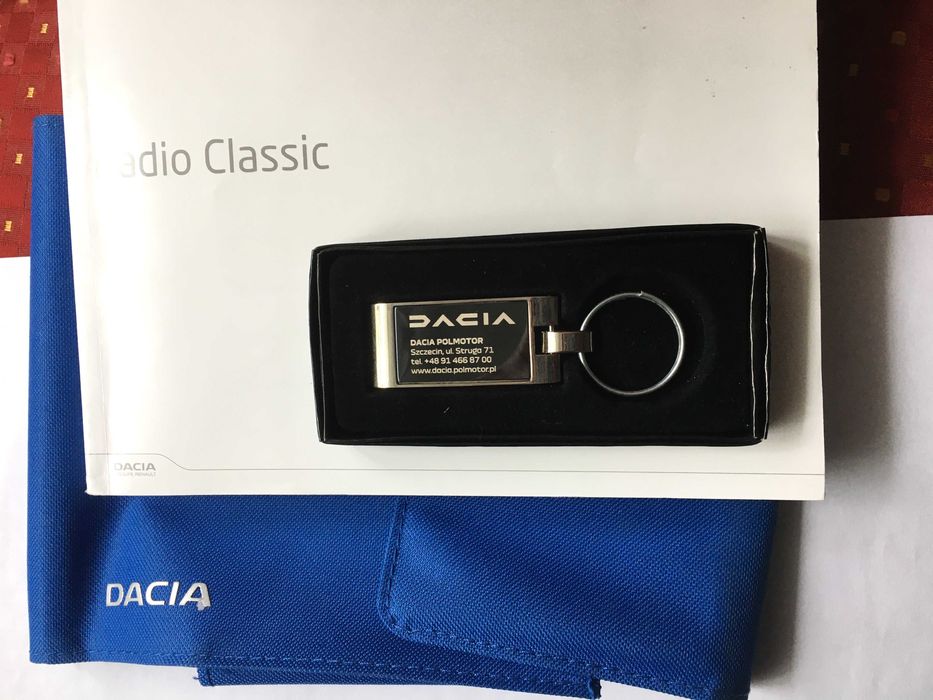 DACIA-Instrukcja obslugi radia DACIA-rozne typy, Breloczek Dacia, nowy
