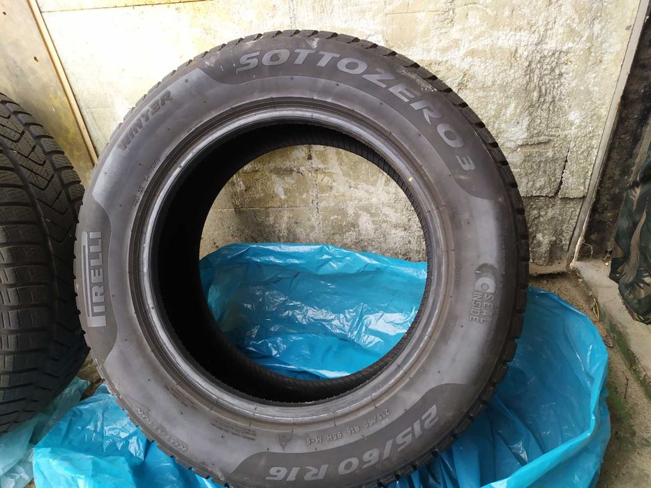 Шины Б\У PIRELLI 215\60\16 С антипрокольным покрытием.