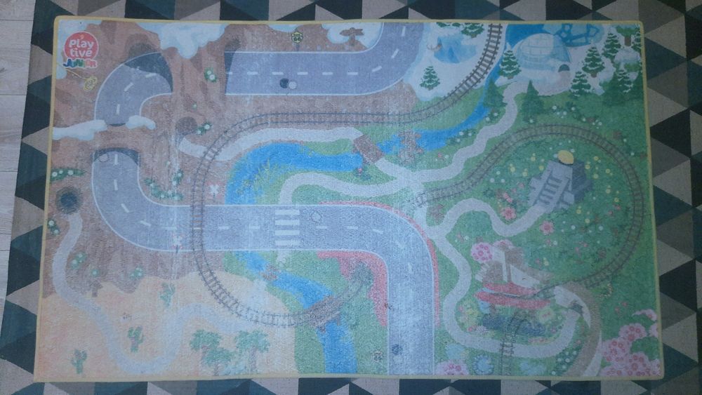 Dywanik dwustronny z drogą