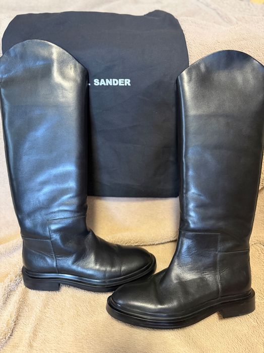 Kozaki Jil Sander 38 EUR czarne