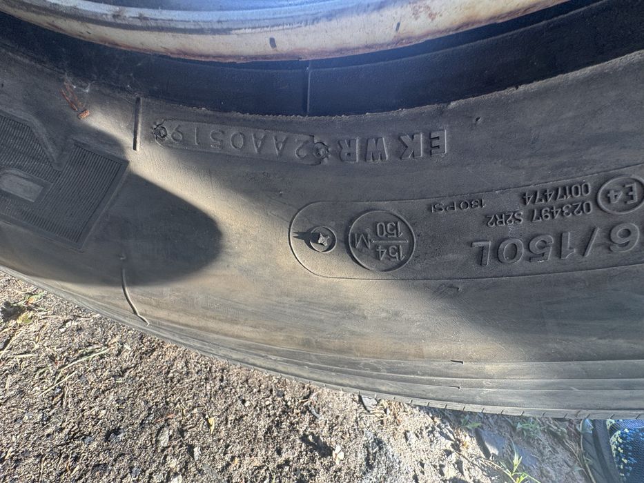 Шина 315/70 R22,5  Bridgestone R249 (1 шт) з диском руль