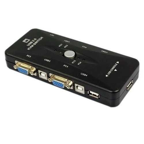 KVM switch ( SVGA переключатель ) 4 ports ( 4-портовый ) НОВЫЙ