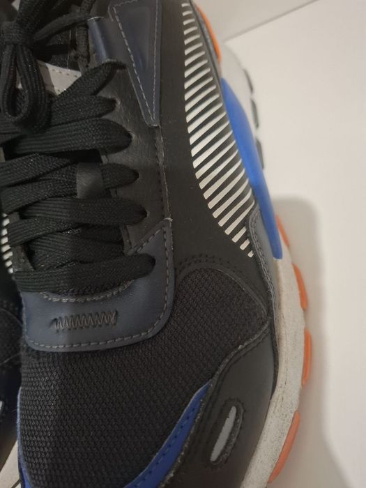 Чоловічі кросівки Puma RS-3.0 Black/Blue, розмір 42, устілка 27 см