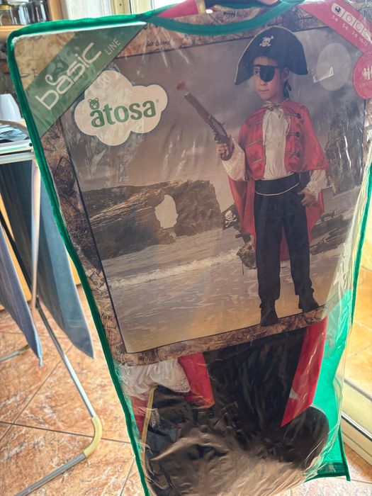 Pirata - Fato Carnaval Menino
Tamanho 5-6